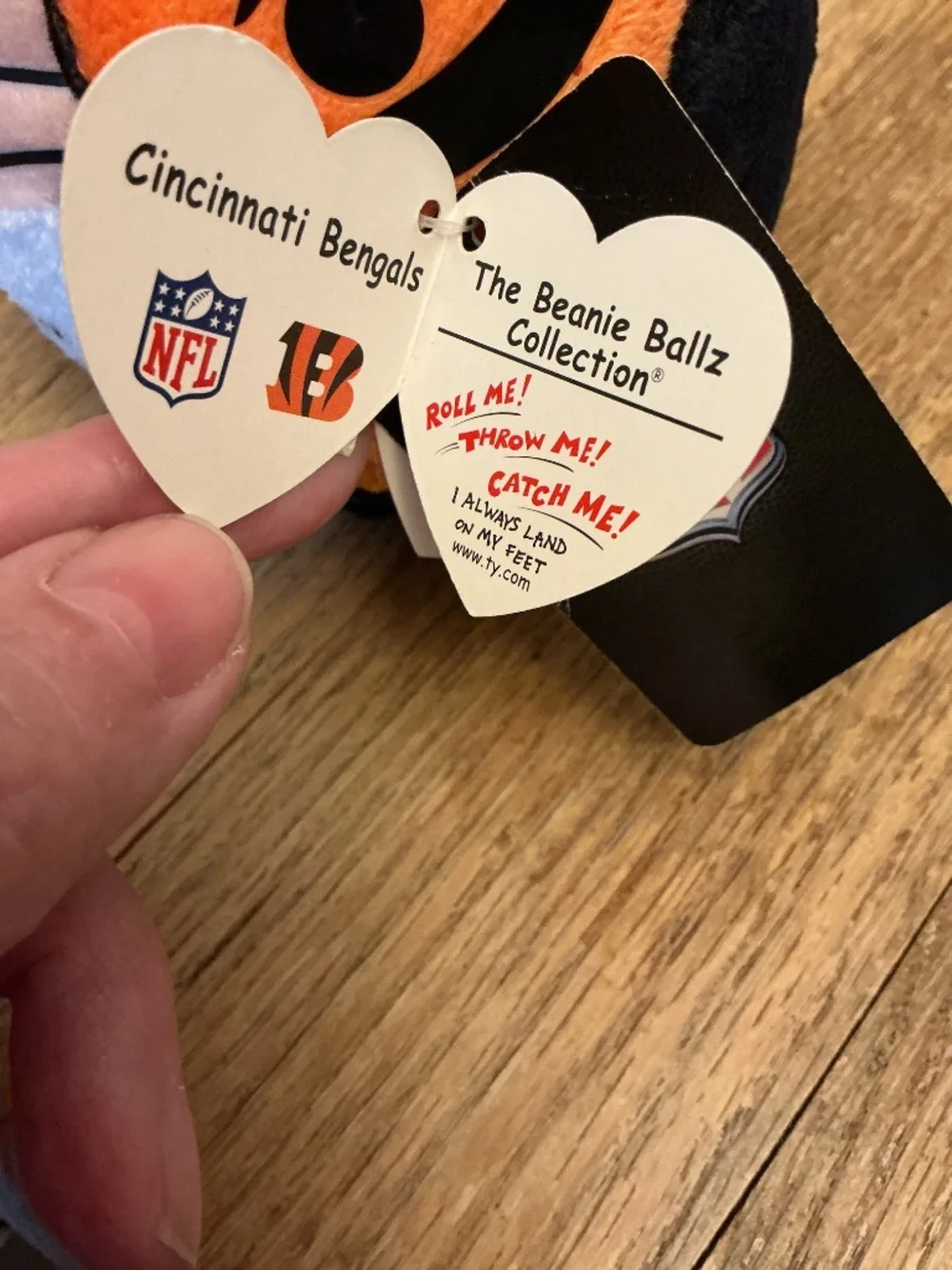 NFL CINCINNATI BENGALS TY Beanie Ballz 5